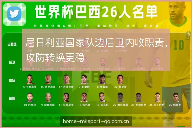 尼日利亚国家队边后卫内收职责,攻防转换更稳 尼日利亚国家队边后卫内收职责,攻防转换更稳